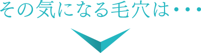 毛穴はお肌に合わせたケアと引き締めが大切です。